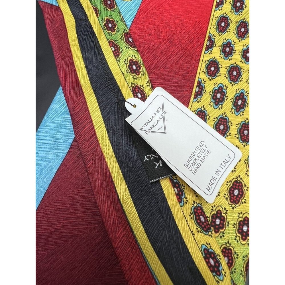 Vintage VITALIANO PANCALDI Men's Silk Tie - Picture 4 of 6